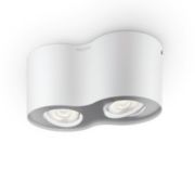 PHILIPS LED &agrave; intensit&eacute; r&eacute;glable Double spot Phase