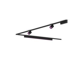 Perifo L-shaped ceiling base kit (2 spots, 1 light bar)