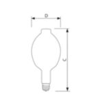  1000 W Single Contact Mogul Screw BT-56 Clear CCT of 4000K