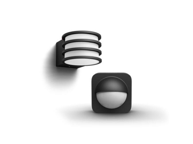 An image of product of the Lucca wall lantern + outdoor sensor