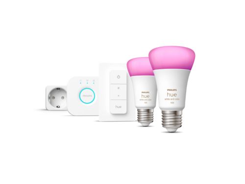 Hue White and color ambiance Startpaket E27