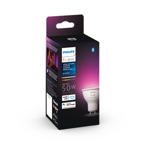 Spot encastrable connecté dimmable GU10 350 lm IP20 5,7 W Philips Hue blanc