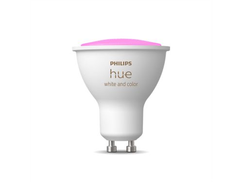Philips Hue luz branca e colorida ambiente GU10 - holofote inteligente