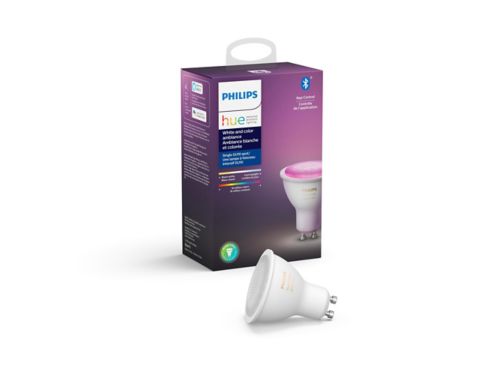 Hue White and color ambiance GU10 - smart spotlight
