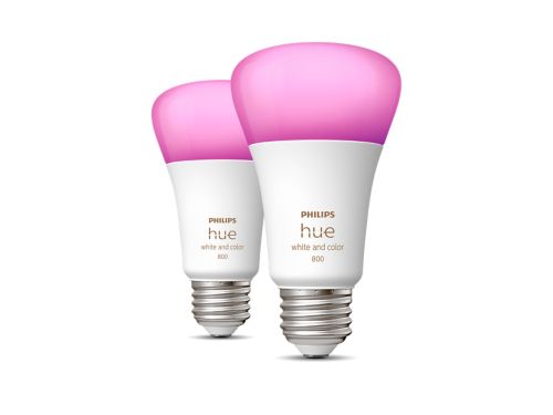 Hue White and color ambiance A19 - E26 smart bulb - 60 W (2-pack)