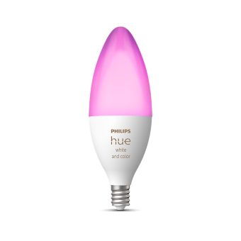 Philips Hue NEW White and Colour Ambiance Smart Light Bulb [E14 Small  Edison Screw] With Bluetooth. Works with Alexa, Google Assistant and Apple  Homekit : : Lighting