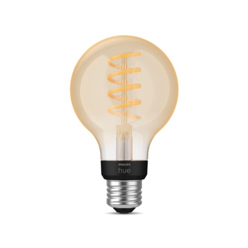 Hue Globe G25 E26 Filament LED Bulb White Ambiance Philips Hue