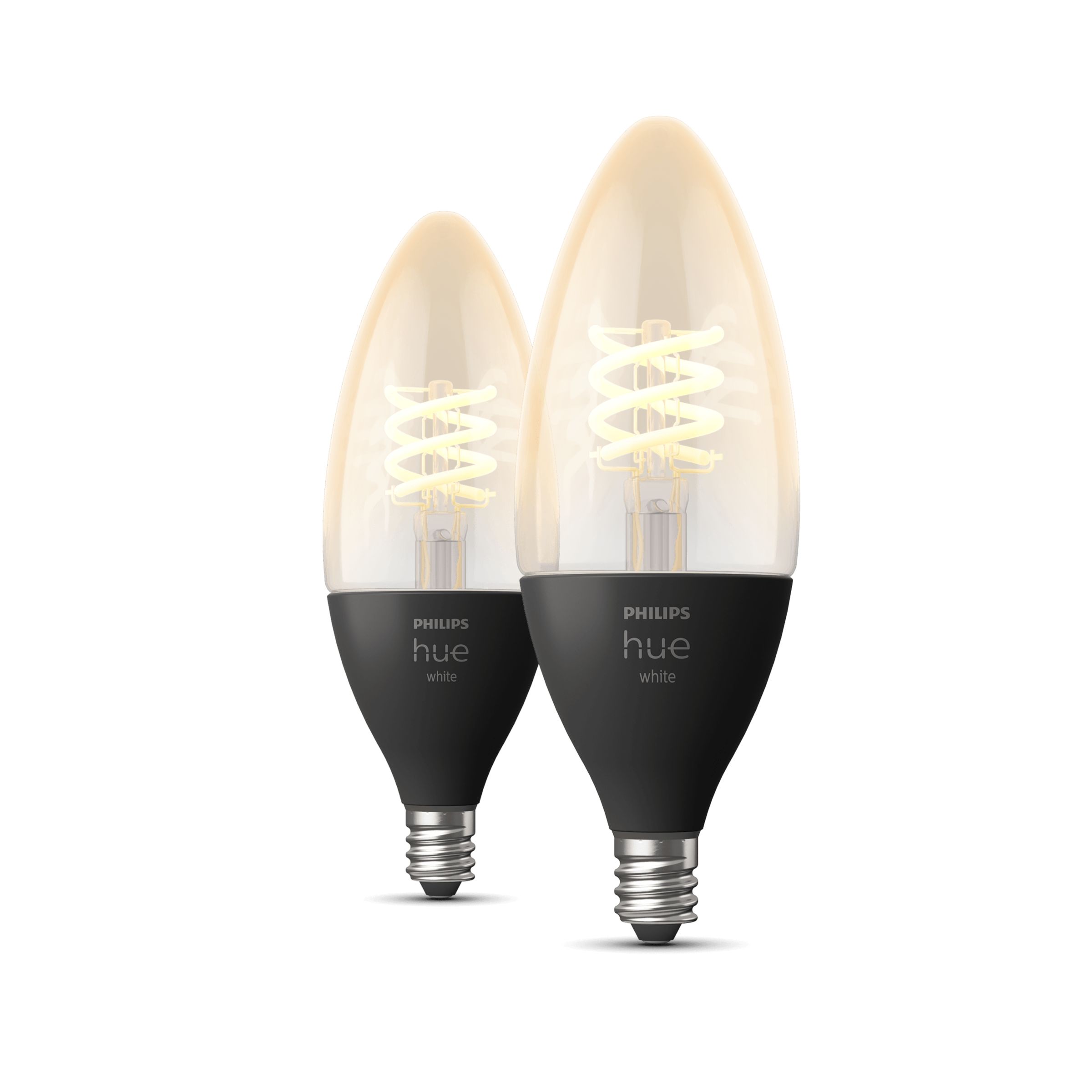 Paquet de 2 ampoules DEL Candle E12 Hue - Filament blanc