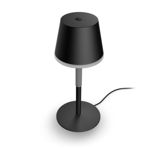 Philips Hue - Lámpara de mesa inteligente Hue Go, Luz Blanca y de