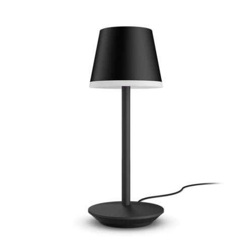 Hue 576454 Philips Go Black Portable Table Lamp