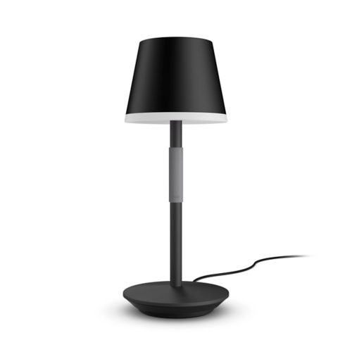 LED battery Table Lamp CANDLELIGHT, black, Black