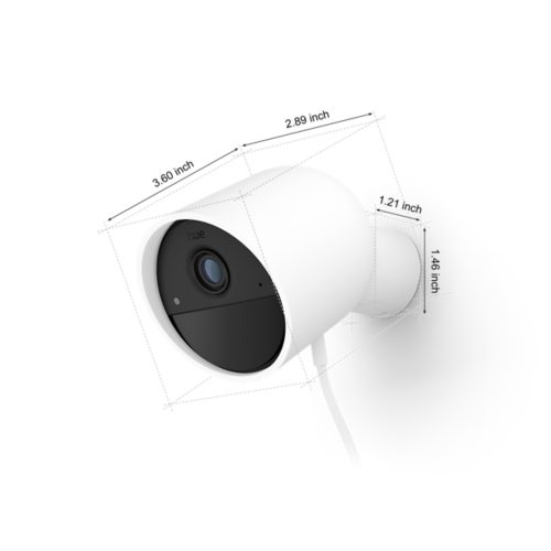 Secure wired camera