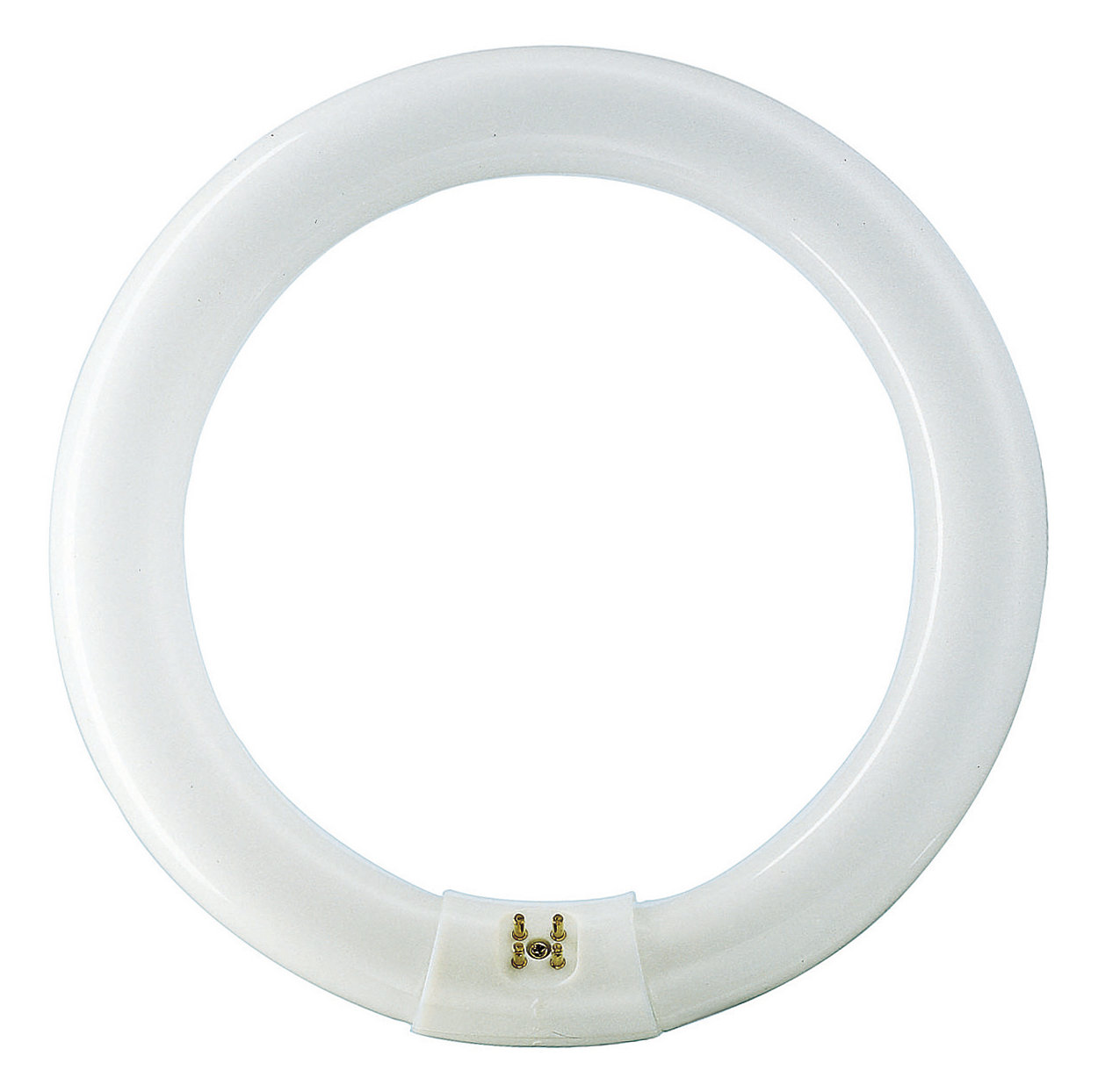 Circular shaped fluorescent lighting with improved color rendering