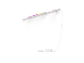 Perifo Basis-Set gerade Wandleuchte weiß (1 Spot, 1 Light Tube kompakt)