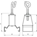 Dimension Drawing (without table) - LL500Z CB-CH BK