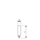  Candelabra Screw T-6 Clear