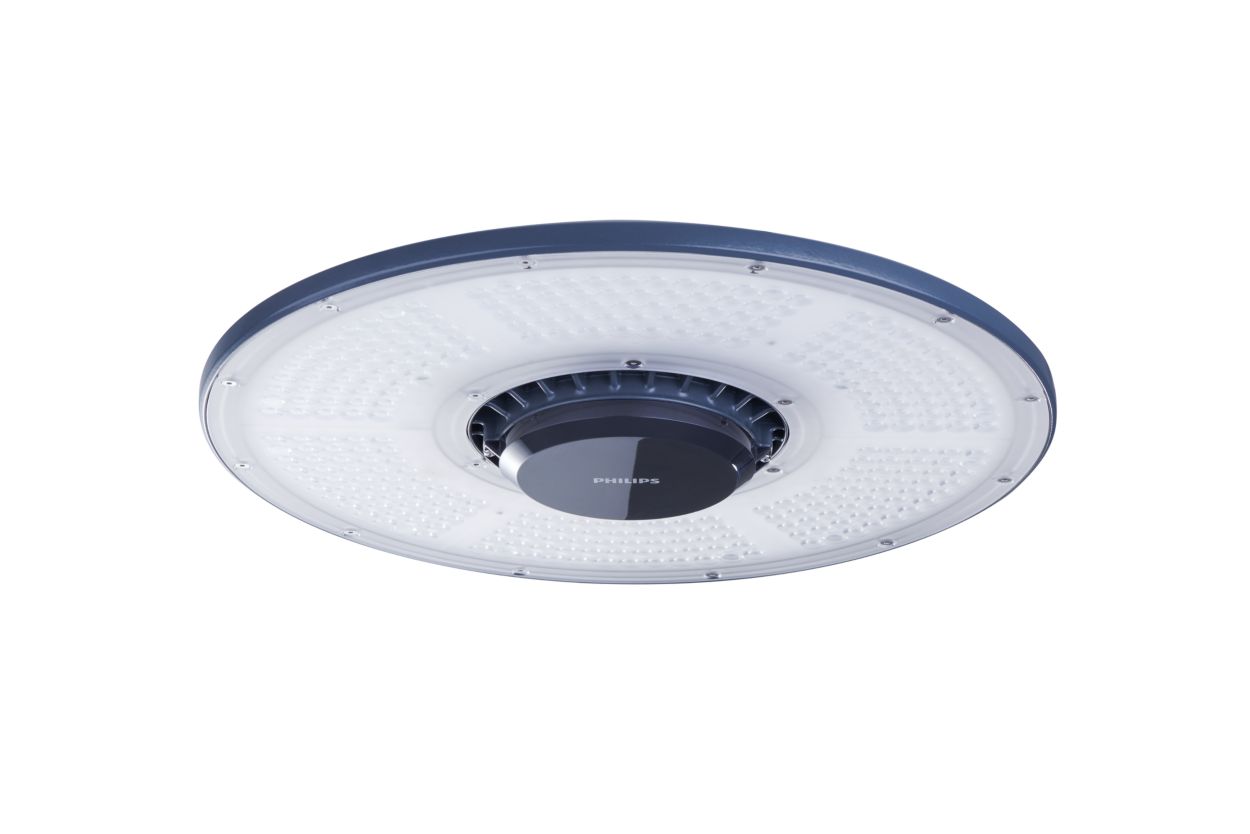 一种多功能的高棚 LED 灯具，具有高效率和面向未来的连接