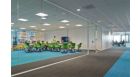 CoreLine panel in use in a meeting room and corridor