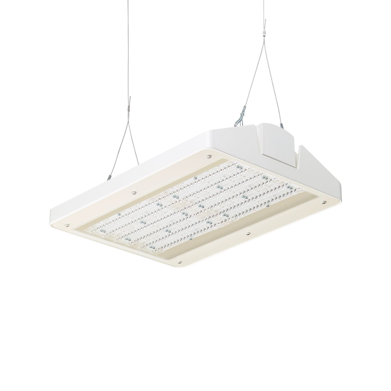 GentleSpace 2 – De nieuwe norm in verlichting van industriële ruimten met hoge plafonds, die functionaliteit combineert met vormgeving.