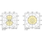 Light Distribution Diagram - MASTERC CDM-TD 150W/830 RX7s 1CT
