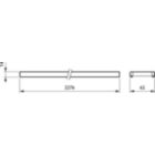 Dimension Drawing (without table) - LL523X LED123S/840 PSD WB 7 WH