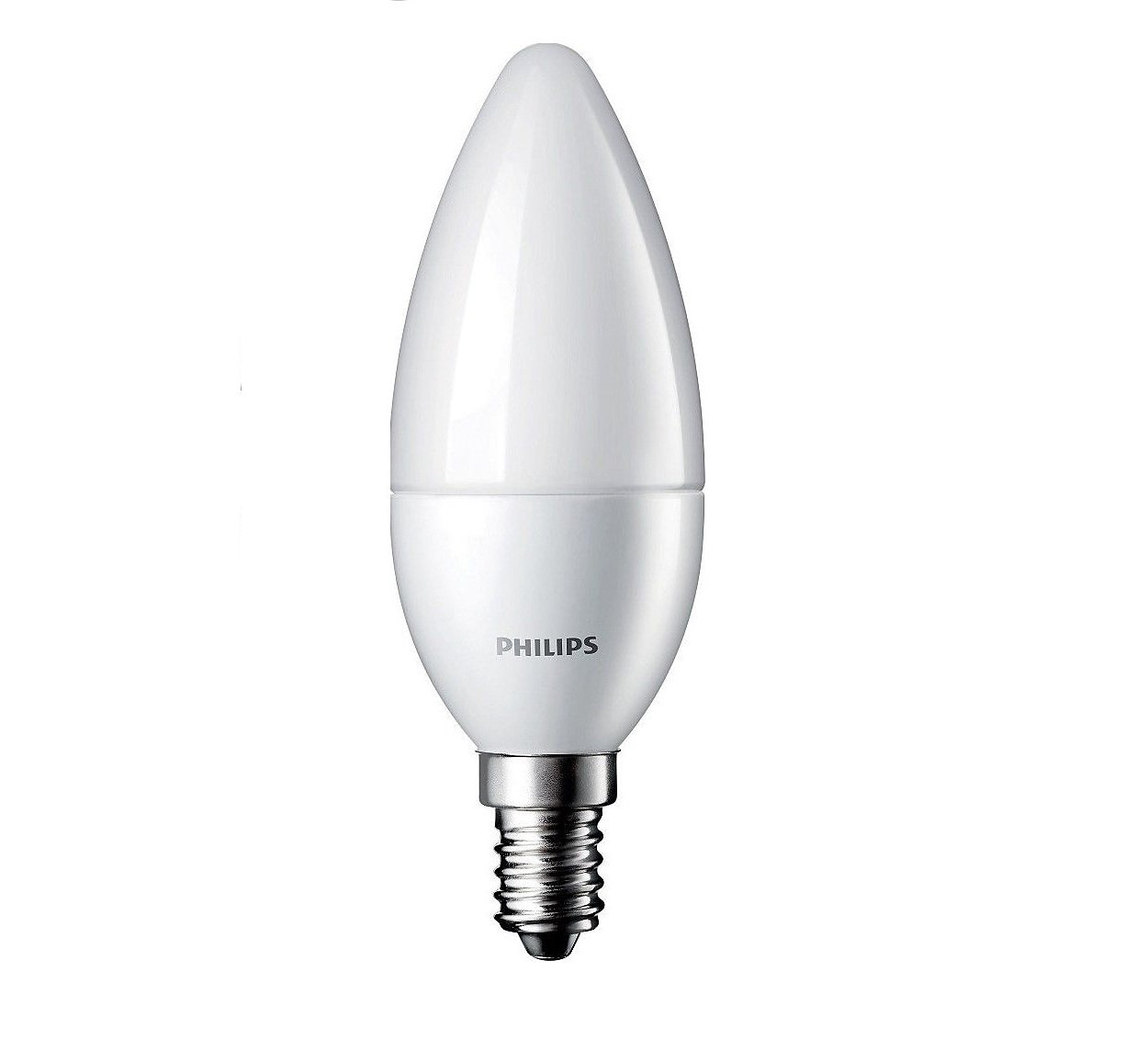 Frosted LED candle bulbs for decorative fixtures