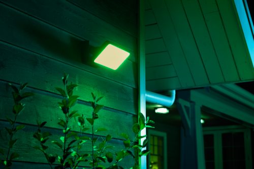 Derbevilletest Jonge dame Troosteloos Hue White and color ambiance Discover Outdoor Floodlight | Philips Hue US