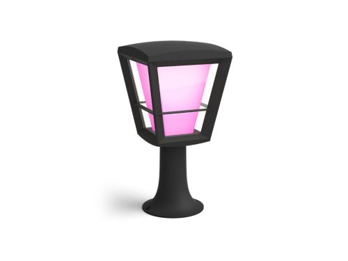 Hue White and Colour Ambiance Econic Outdoor Pedestal Light
