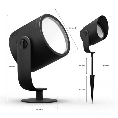 Hue Lily XL Outdoor spotlight Philips Hue UK