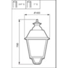 Dimension Drawing (without table) - BSP651 LW LED50/830 II DM50 MK-BK PCC BA