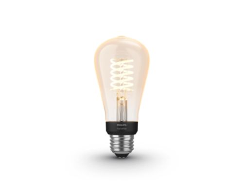 Filamento Hue White Paquete de 1 lámpara Edison ST19 E26 con filamento