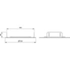 Dimension Drawing (without table) - ZBP333 CFRM L470 W470 WH