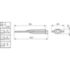  DigiStreet Large - LED module 26000 lm - 740 neutral white - Safety class I - Distribution extra wide 10 - Dark gray - Luminaire surge protection level until 6 kV differential mode and 8 kV common mode - Spigot for diameter 32 to 48 mm