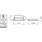 Dimension Drawing (without table) - DN570B LED20S/830 POE-E C WH