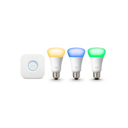 An image of product of the Hue White and color ambiance Starter kit E26