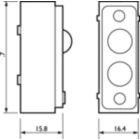 Dimension Drawing (without table) - LRI1663/00 ActiLume gen2 Multi-Sensor
