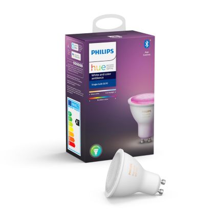 An image of product of the Hue White and color ambiance 1 sztuki, GU10