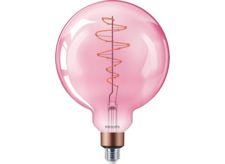 LED CLA giant 25W E27 G200 pink DIM