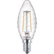 Philips (PHL) Led Filamentkaarslamp helder 25W ST35 E14