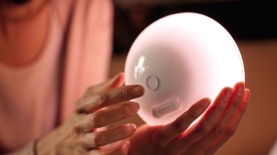 Control your light directly from the Hue Go