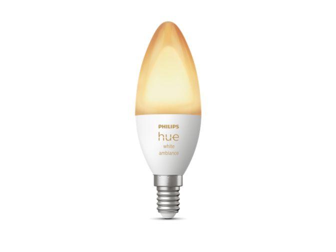An image of product of the Hue White ambiance Losse kaarslamp E14