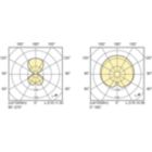 Light Distribution Diagram - MASTERC CDM-TD 70W/830 RX7s 1CT/12