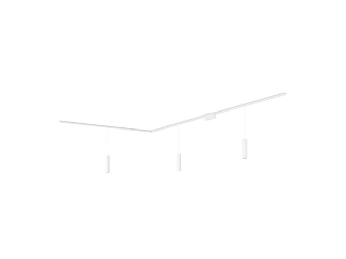 Gros plan de l'avant de Perifo kit de base pour plafond, en L (3 suspensions)