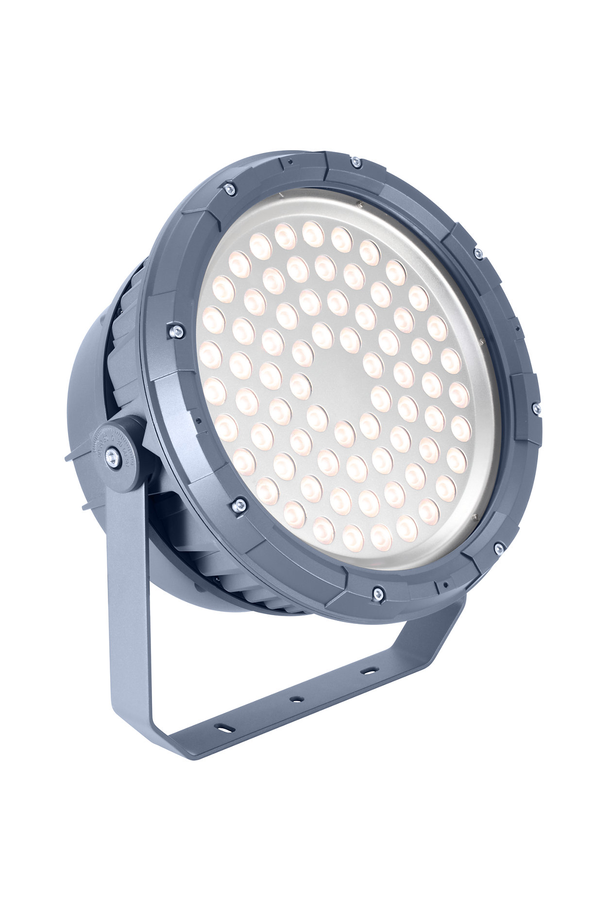 Lampu tembak LED arsitektur untuk pencahayaan tetap atau dinamis.
