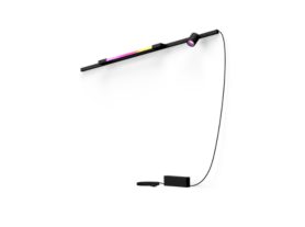 Perifo gerade Wandleuchte, Basis-Set (1 Spot, 1 Light Tube kompakt)