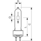  G12 T 19mm Clear CCT of 3000K