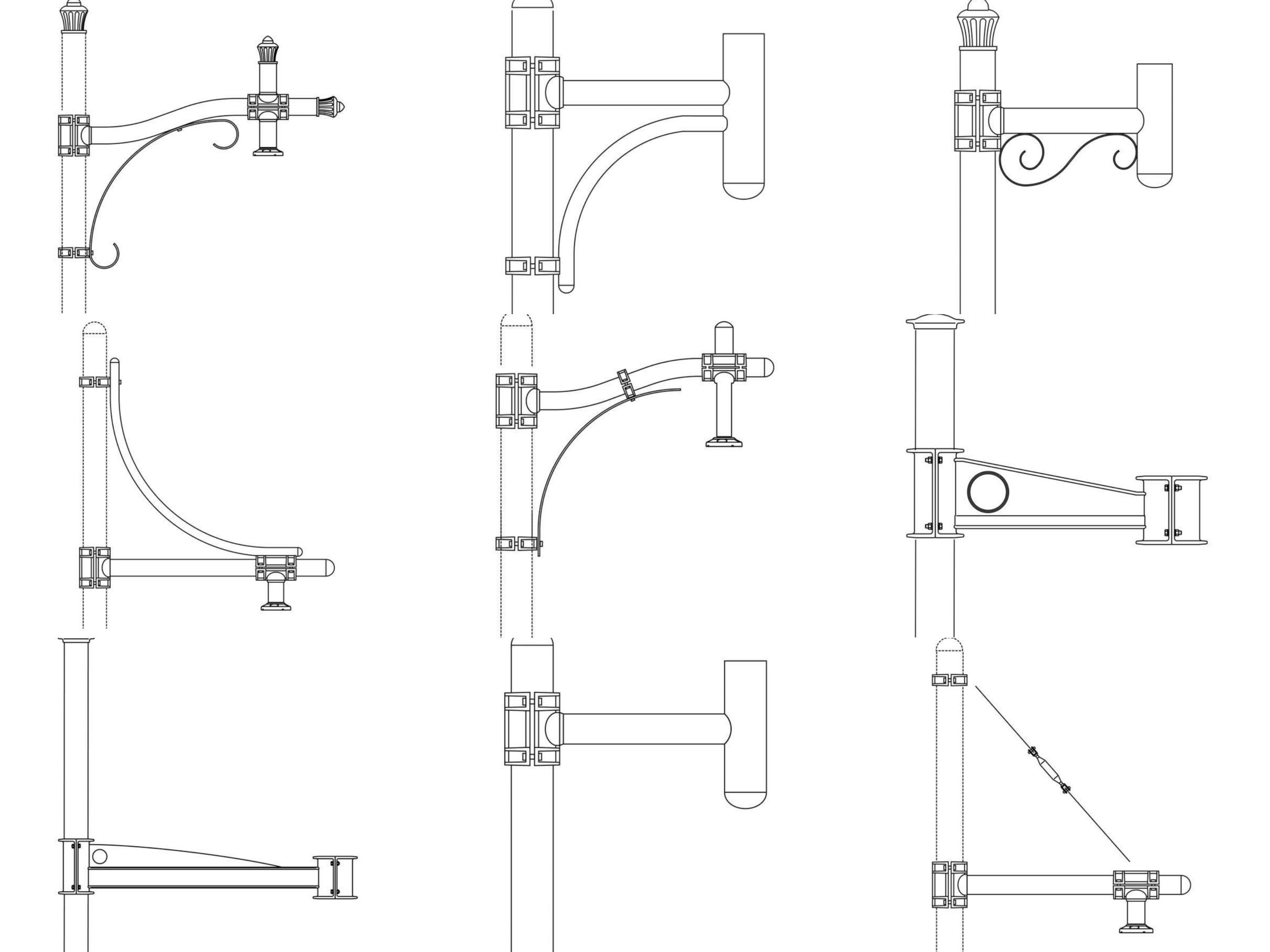 Clamp-on Brackets