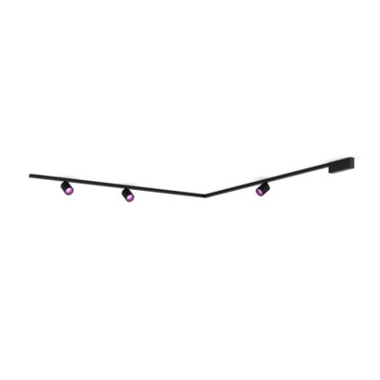 Primo piano della parte anteriore di Perifo kit base per soffitto a L (3 lampade spot)