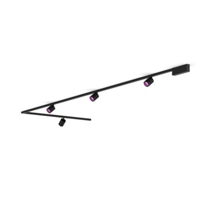 Primo piano della parte anteriore di Perifo kit base per soffitto a L (4 lampade spot)