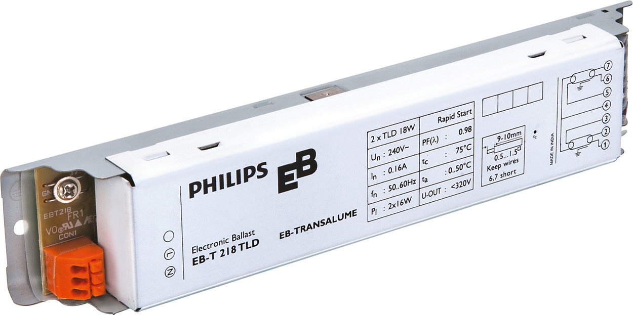 EB-T electronic ballasts for TL-D lamps
